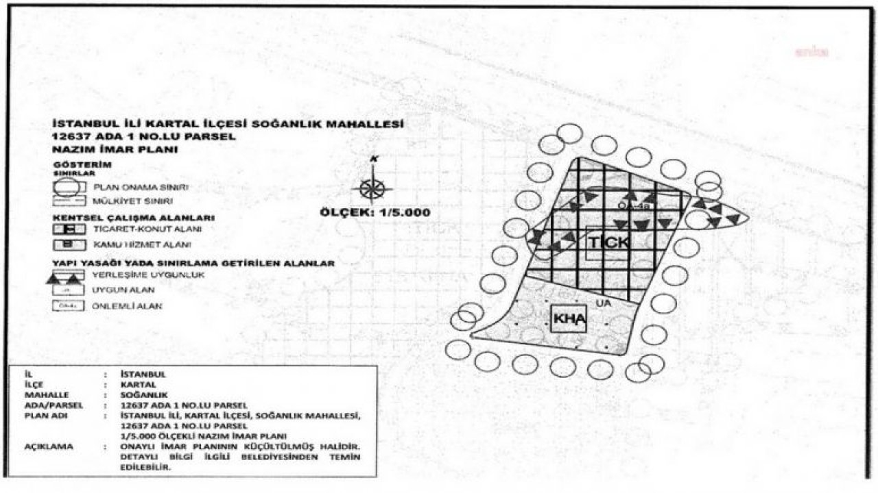 İBB’NİN KULLANDIĞI ARAZİYE RANT PLANI: STADYUM YAPILACAK ARAZİYE TİCARET+KONUT İMARI VERİLDİ