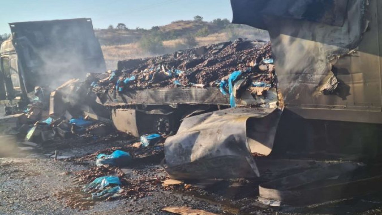 Siirt'te TIR'da başlayan yangın ormanlık alana sıçradı