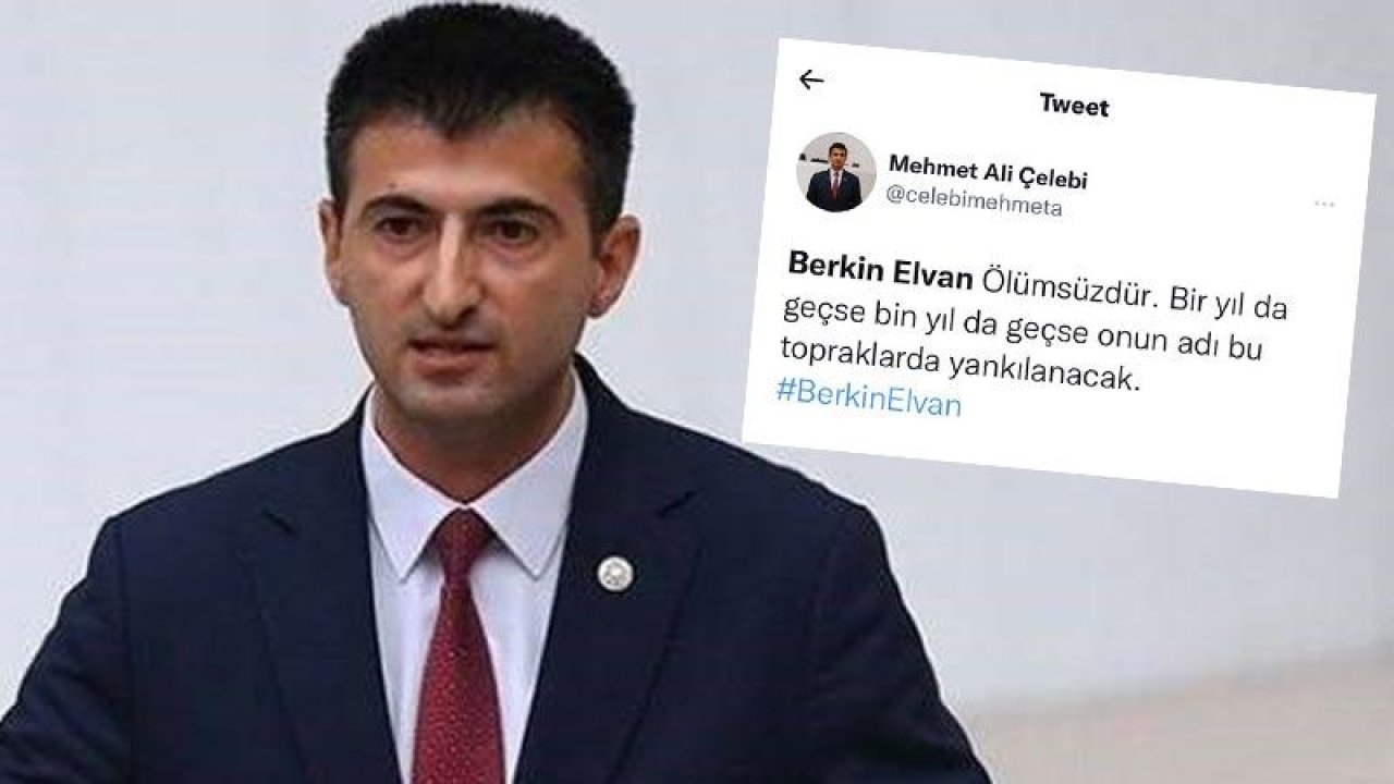 AKP'ye geçeceği iddia edildi! Mehmet Ali Çelebi, Berkin Elvan mesajını sildi