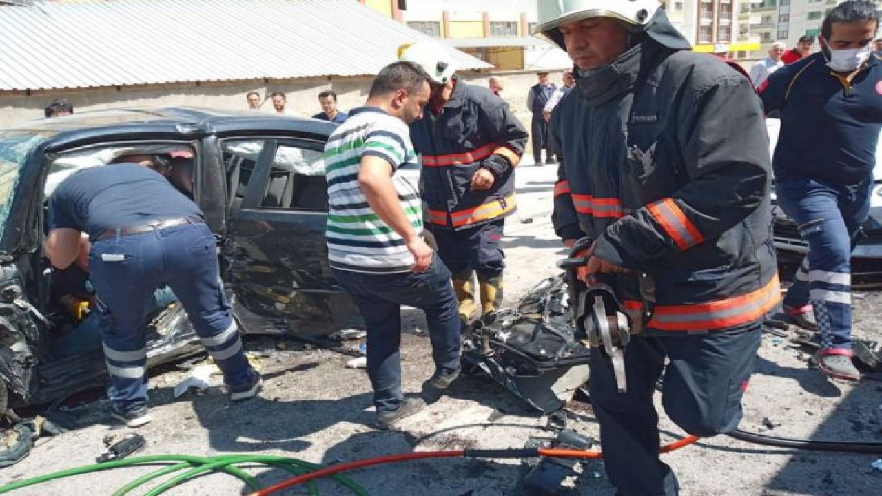 Malatya'da 4 aracın karıştığı kazada 9 kişi yaralandı