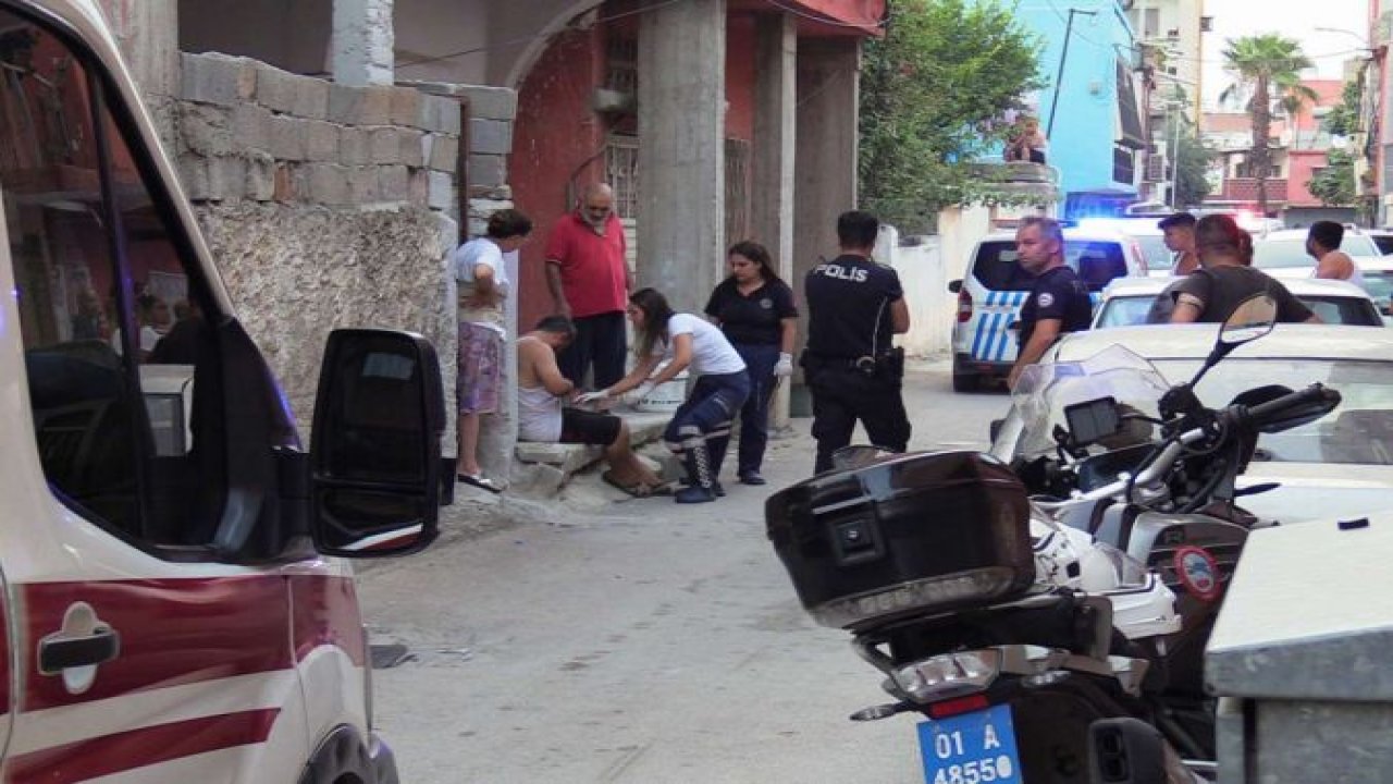 Adana’da bir kişi kardeşini bıçakla yaraladı