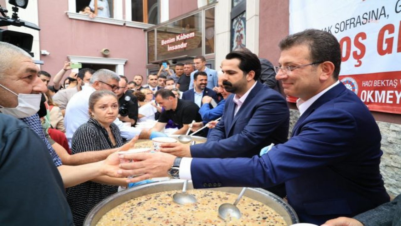 EKREM İMAMOĞLU, ALEVİ VATANDAŞLARIN AŞURE LOKMASINA ORTAK OLDU: "HİÇBİR IRK, İNANÇ, KÜLTÜR, GELENEK BİRBİRİNDEN ÜSTÜN DEĞİLDİR"