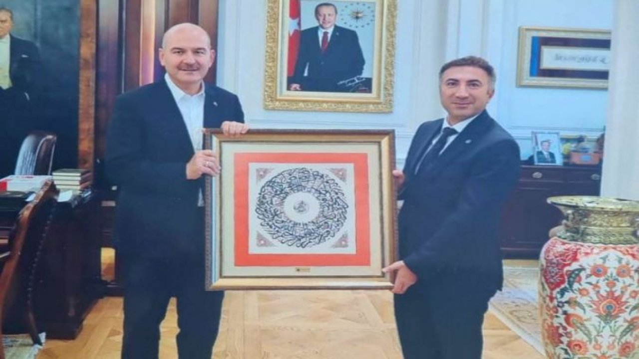 Rektör Demir İçişleri Bakanı Soylu'yu ziyaret etti