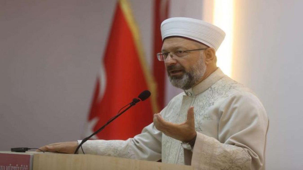 Diyanet İşleri Başkanı Erbaş: Sorunlarımızı çözmede en büyük imkânımız Kur'an ve sünnettir