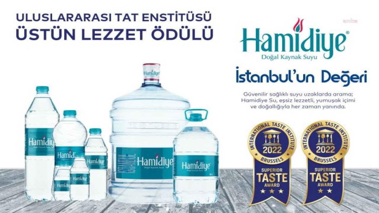 HAMİDİYE SU’YA ULUSLARARASI ÖDÜL