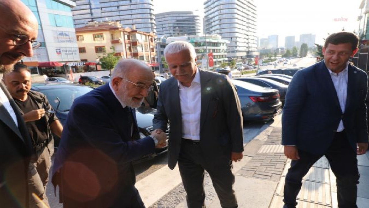 KARAMOLLAOĞLU, MERAL AKŞENER İLE BİR ARAYA GELDİ