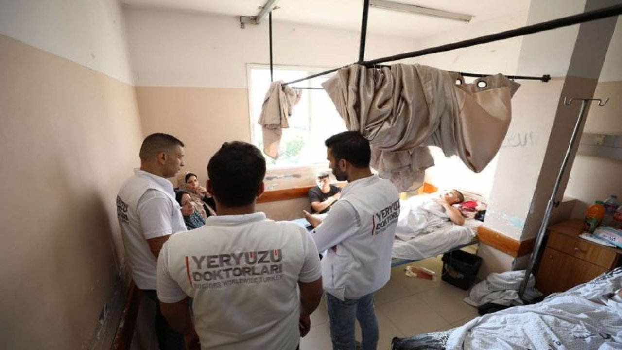 Yeryüzü Doktorları Gazze'ye yönelik saldırıların ardından bölgede sağlık çalışmalarını sürdürüyor