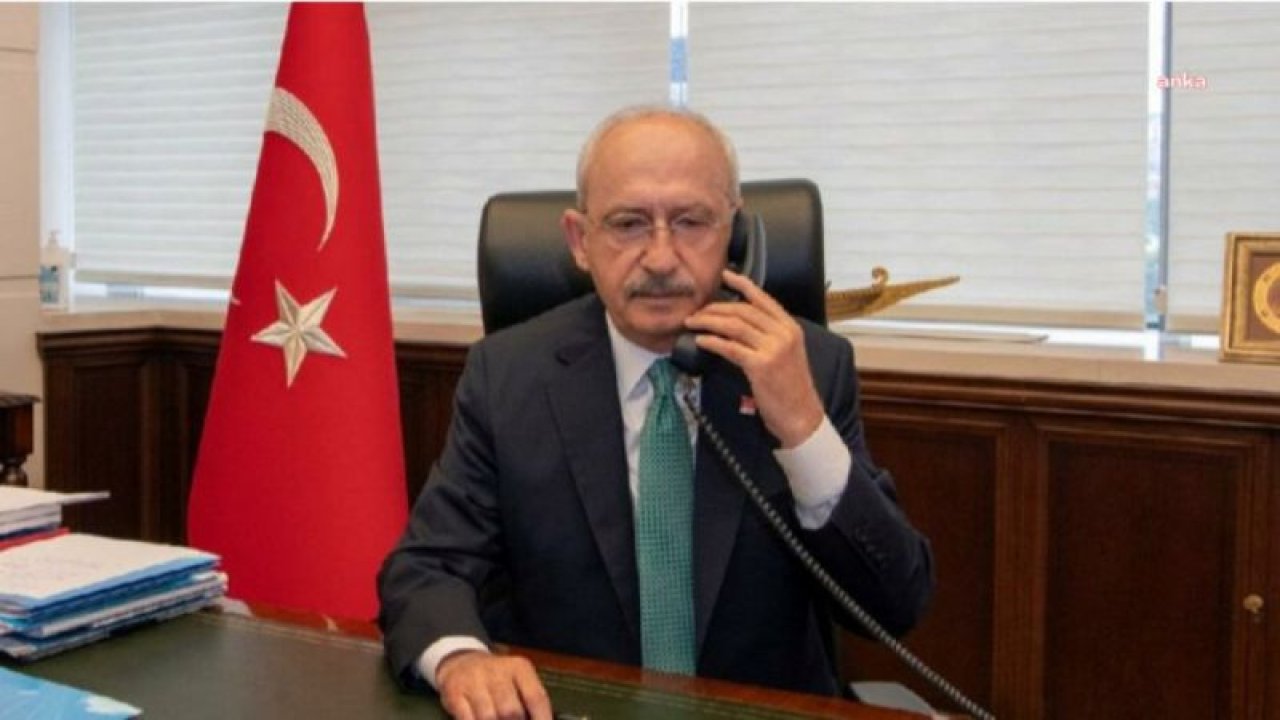 KILIÇDAROĞLU'NDAN ANNESİNİ KAYBEDEN ANKARA VALİSİ VASİP ŞAHİN'E BAŞSAĞLIĞI TELEFONU