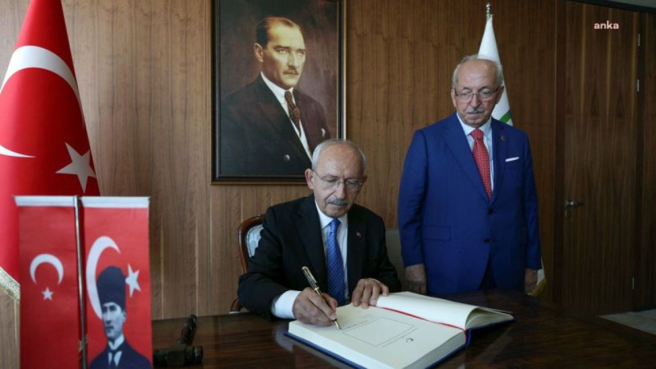 Kılıçdaroğlu, Tekirdağ Büyükşehir Belediye Başkanı Albayrak'ı ziyaret etti!