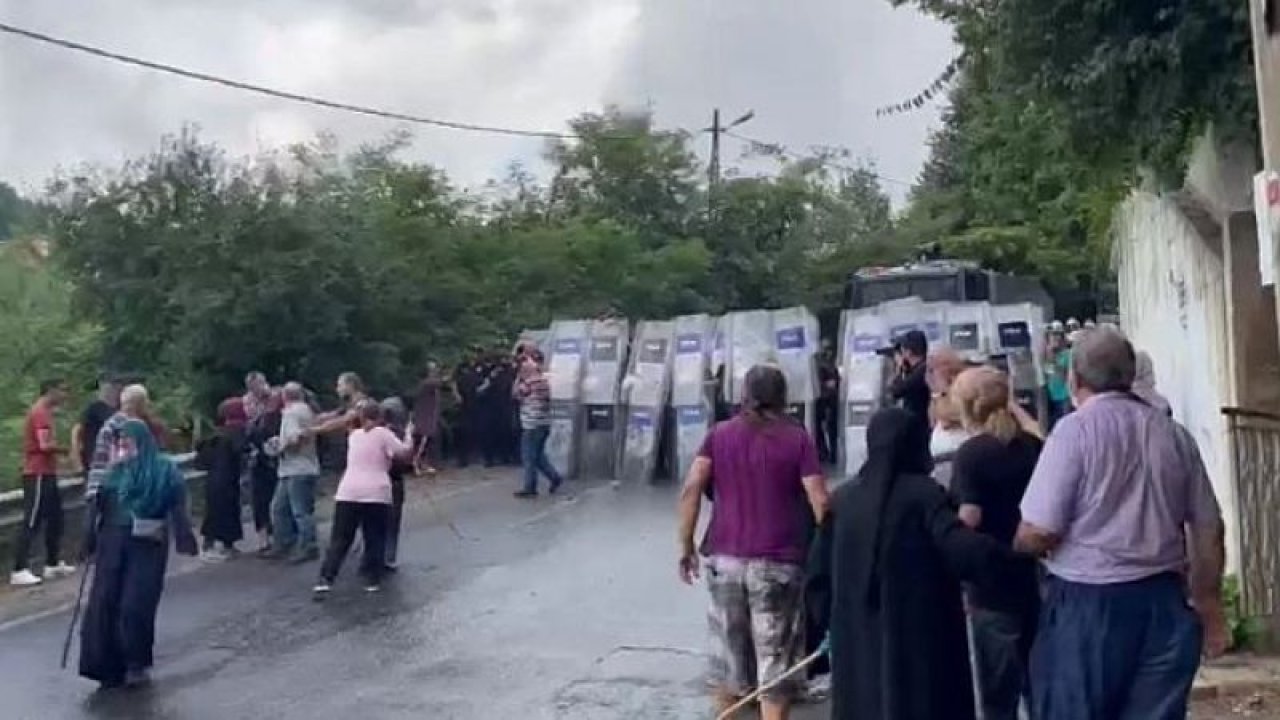 Beykoz Tokatköy'de neler oluyor? Vatandaşlarla polis arasında çatışma