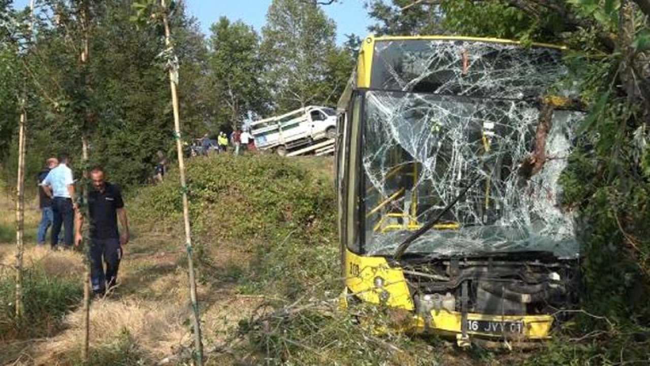 Şimdi de Bursa'da kaza! Belediye otobüsü dehşet saçtı, onlarca yaralı var