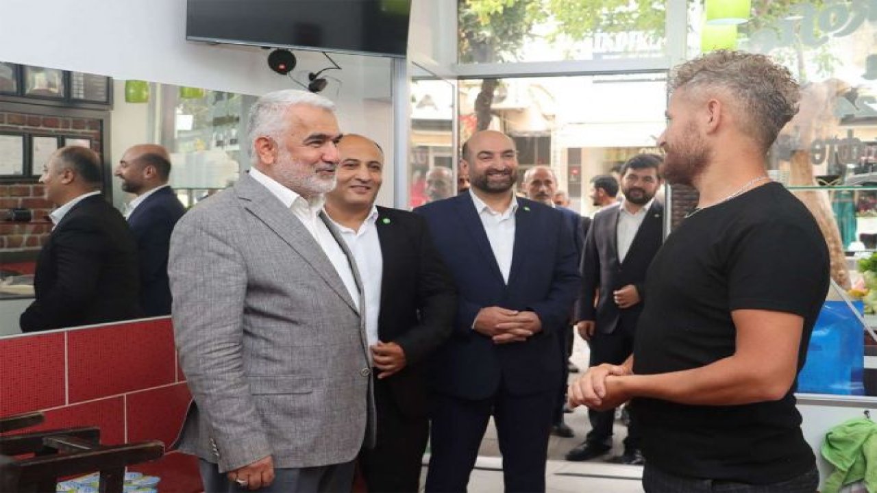 HÜDA PAR Genel Başkanı Yapıcıoğlu, Kırklareli'nde esnaf ziyaretinde bulundu