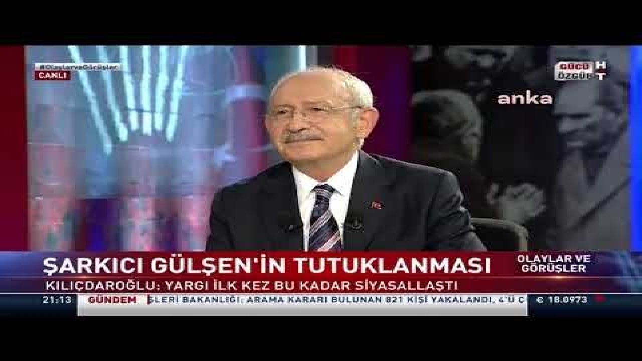 KILIÇDAROĞLU: "İMAM HATİPLİLERİ İSTİSMAR KONUSU YAPMAK İSTİYORLAR. ‘BAKARA MAKARA’ DİYE KUR’AN İLE DALGA GEÇEN BİR İNSAN İÇİN NE YAPTILAR; BÜYÜKELÇİ TAYİN ETTİLER"