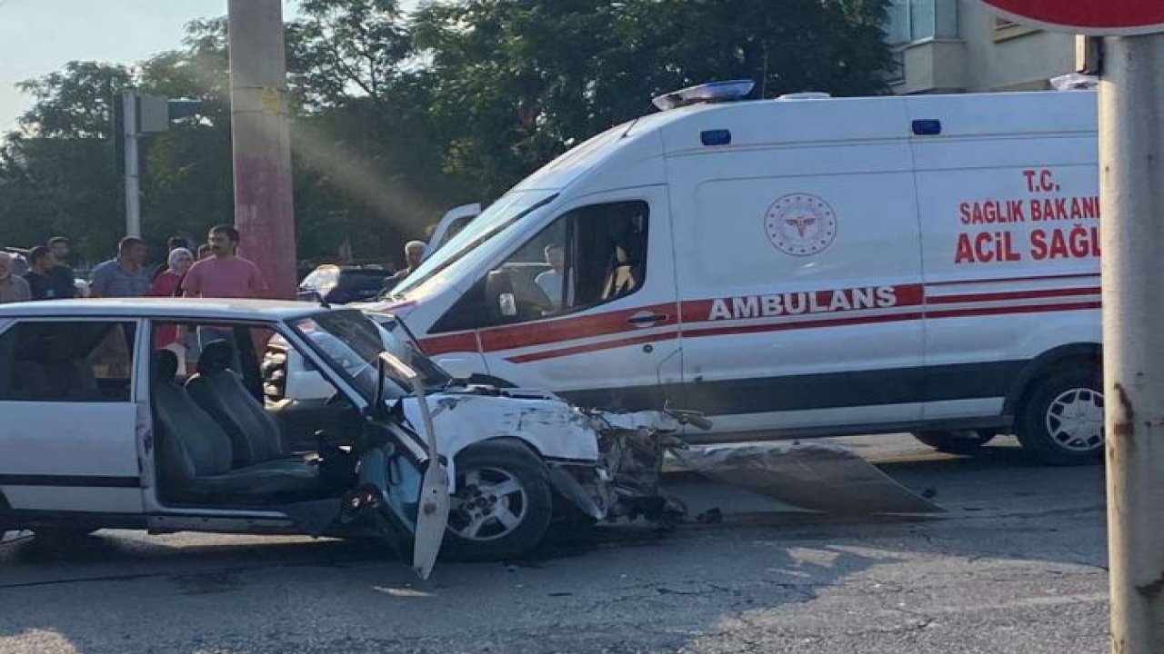 Denizli’de trafik kazası: 1 yaralı