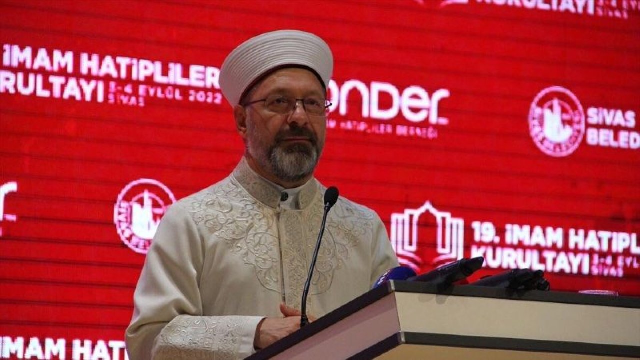 Diyanet İşleri Başkanı Ali Erbaş'tan imam hatip açıklaması