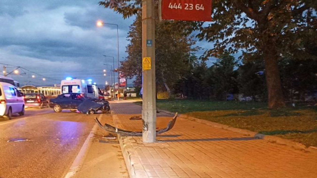 Bursa'da trafik kazası: 1 yaralı