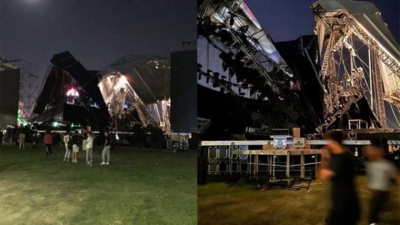 Hayranları gün sayıyordu! İzmir'de Tarkan’ın konser vereceği sahne çöktü!