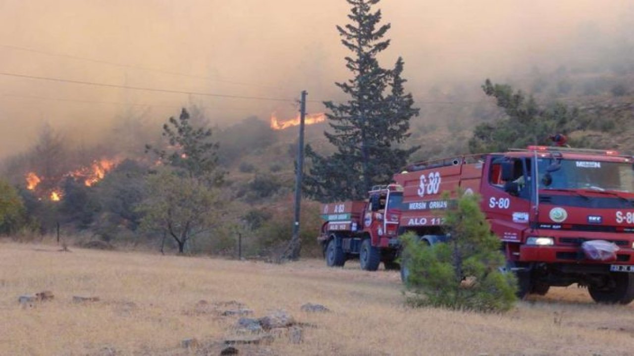 Mersin'deki orman yangını sürüyor: Mersin-Antalya kara yolu ulaşıma kapandı