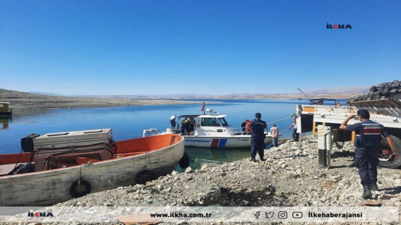 Elâzığ'da tekne battı: 1 kişi kayıp