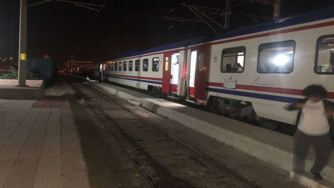 Yozgat'ta tren raydan çıktı