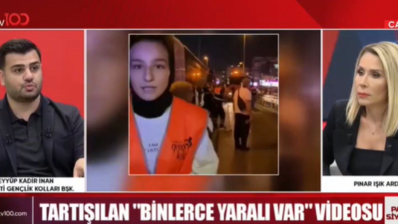 AKP Gençlik Kolları Başkanı'ndan "Binlerce yaralı var" videosu yorumu! Yine Ekrem İmamoğlu suçlu çıktı!