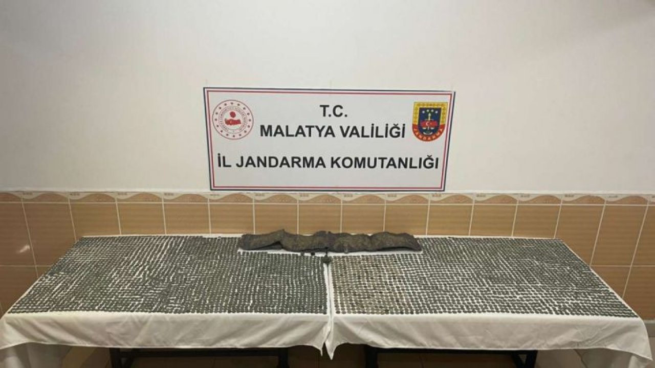 Malatya’da Roma dönemine ait binlerce sikke ele geçirildi