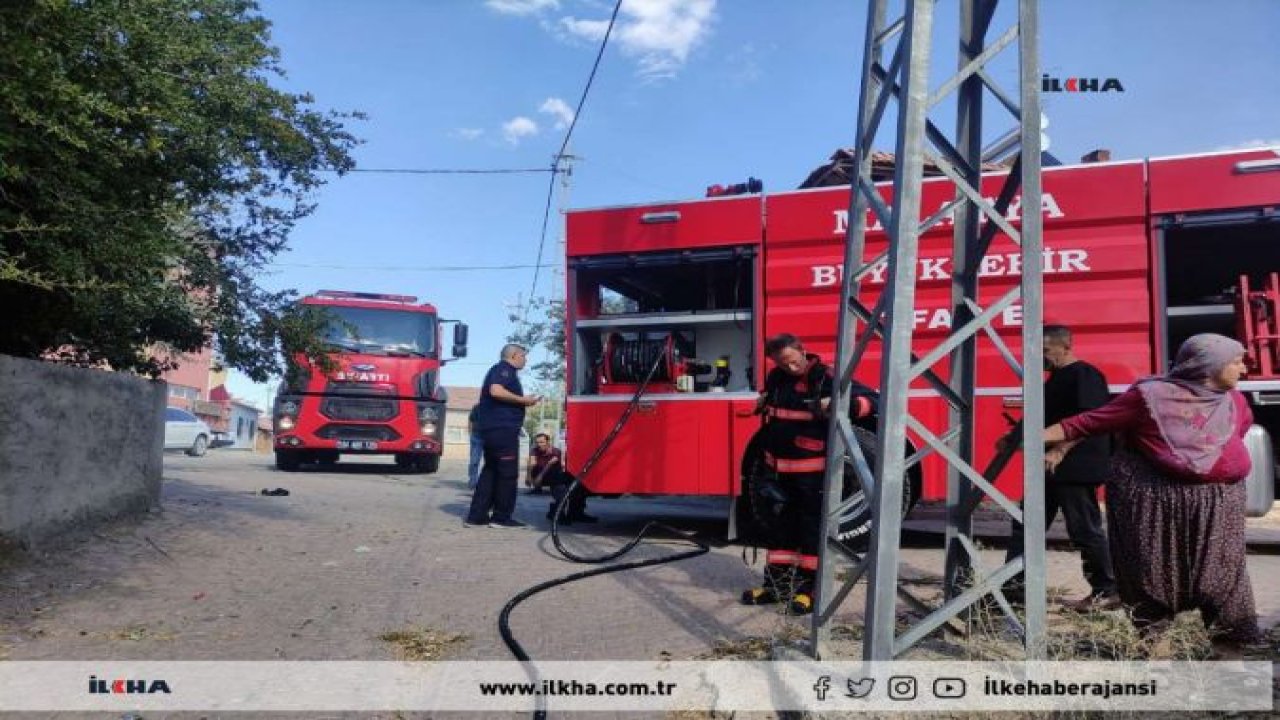 Malatya’da bir evin bodrumunda çıkan yangın maddi hasara neden oldu