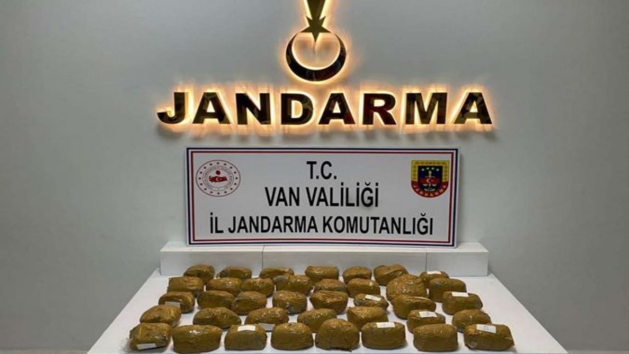 Van’da 18 kilogram toz esrar ele geçirildi