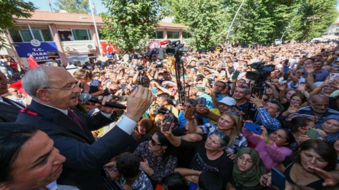 KILIÇDAROĞLU: BU ÜLKENİN HER KÖŞESİNE HUZURU VE REFAHI GETİRMEK İÇİN BİRBİRİMİZE SIMSIKI SARILACAĞIZ