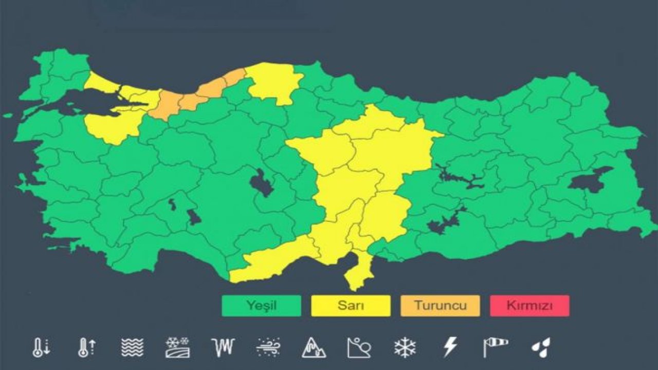 Meteorolojiden 18 il için kuvvetli yağış uyarısı