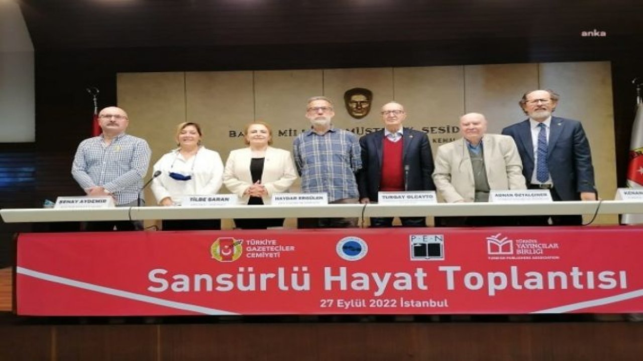 TGC BAŞKANI OLCAYTO: SANSÜR, SADECE HABERİ, KİTABI, SİNEMAYI, SANATI ETKİLEMİYOR. GİYİMİMİZE, YAŞAM BİÇİMİMİZE KADAR DAYATILAN BİR SANSÜR SÖZ KONUSU