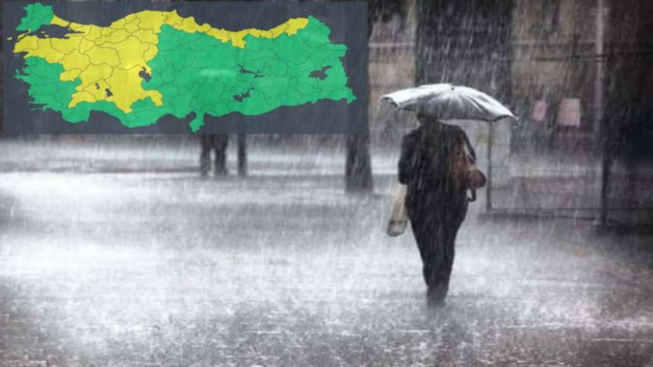 Meteoroloji'den 31 kente "sarı" uyarı