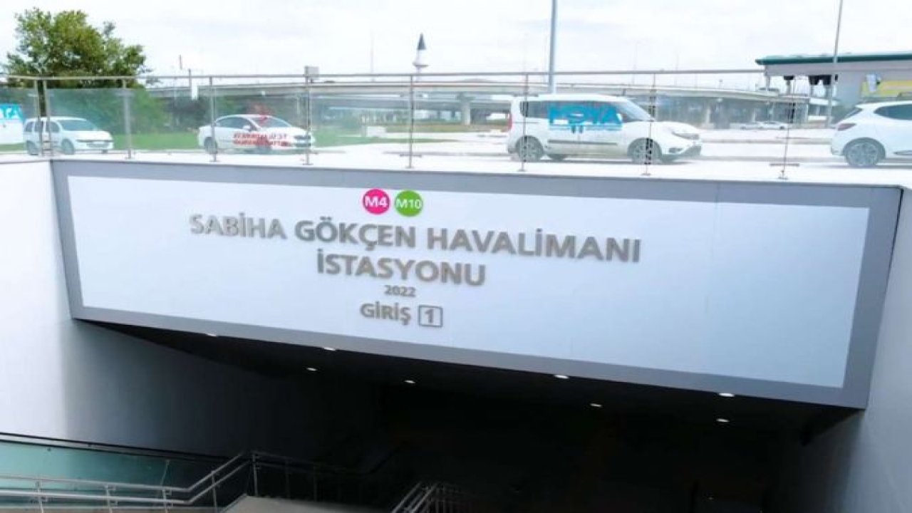 Pendik-Sabiha Gökçen Havalimanı metro hattı bugün açılıyor