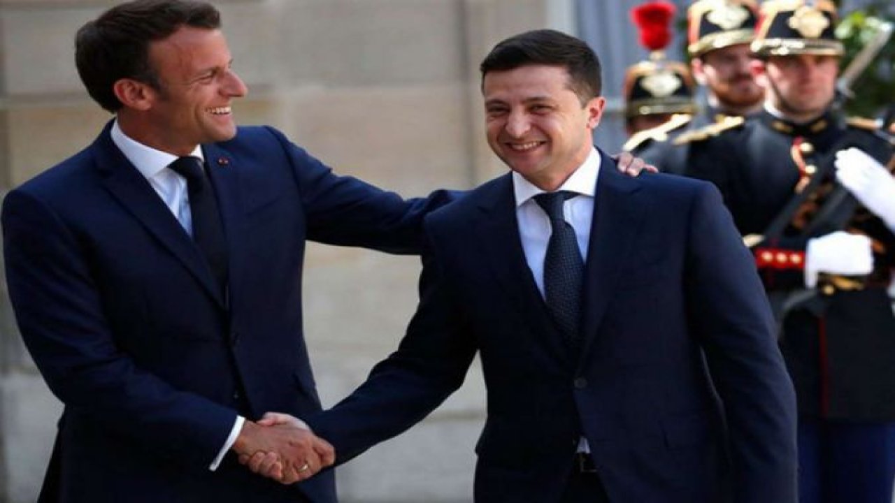 Macron ile Zelensky Zaporijya Nükleer Santrali'ni görüştü