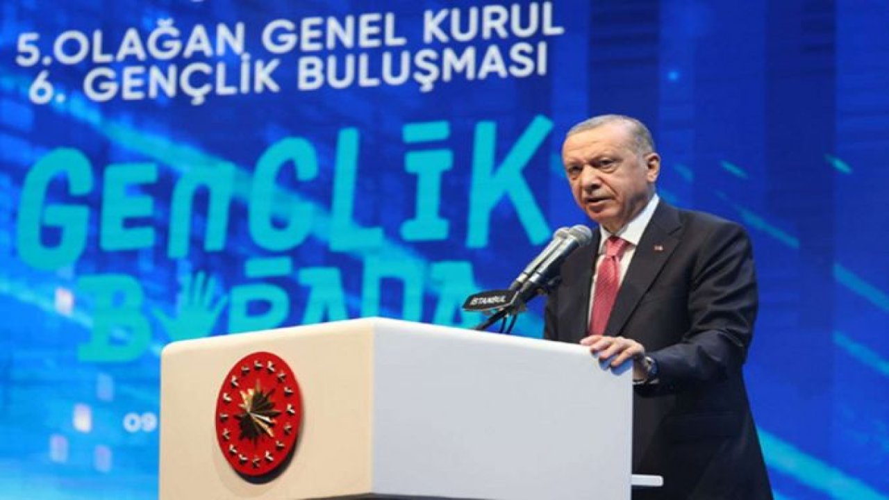 Cumhurbaşkanı Erdoğan: Gençleri, sapkın akımları öne çıkartmak suretiyle heba etmek istiyorlar