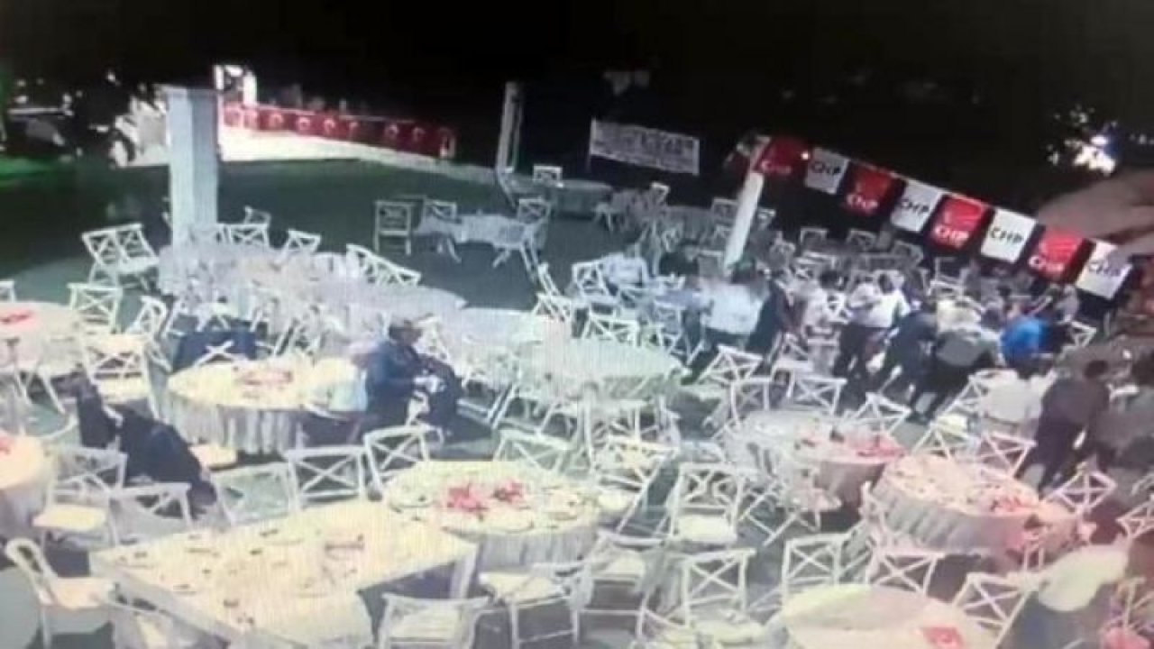 CHP'nin dayanışma yemeğinde tekme tokat kavga! Başkanlar birbirine girdi