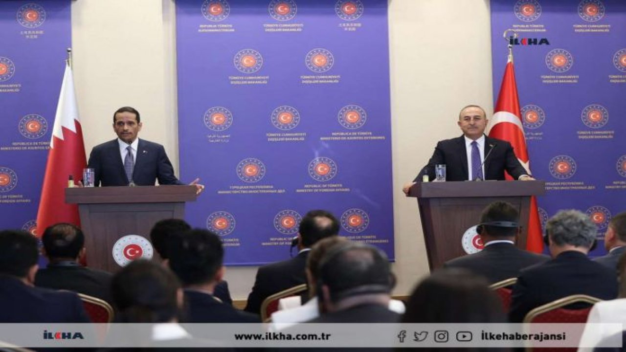 Bakan Çavuşoğlu Katar Dışişleri Bakanı Al-Thani ile görüştü