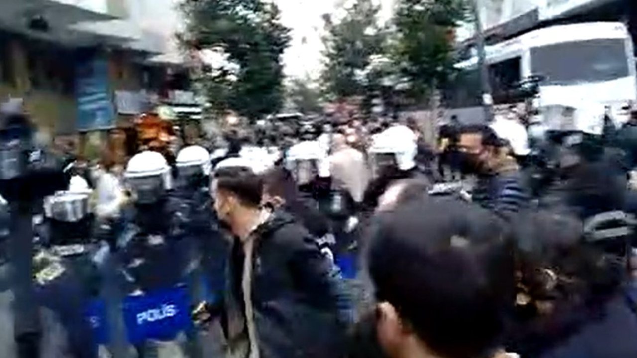 HDP'nin Şirinevler'deki basın açıklamasına polis müdahalesi