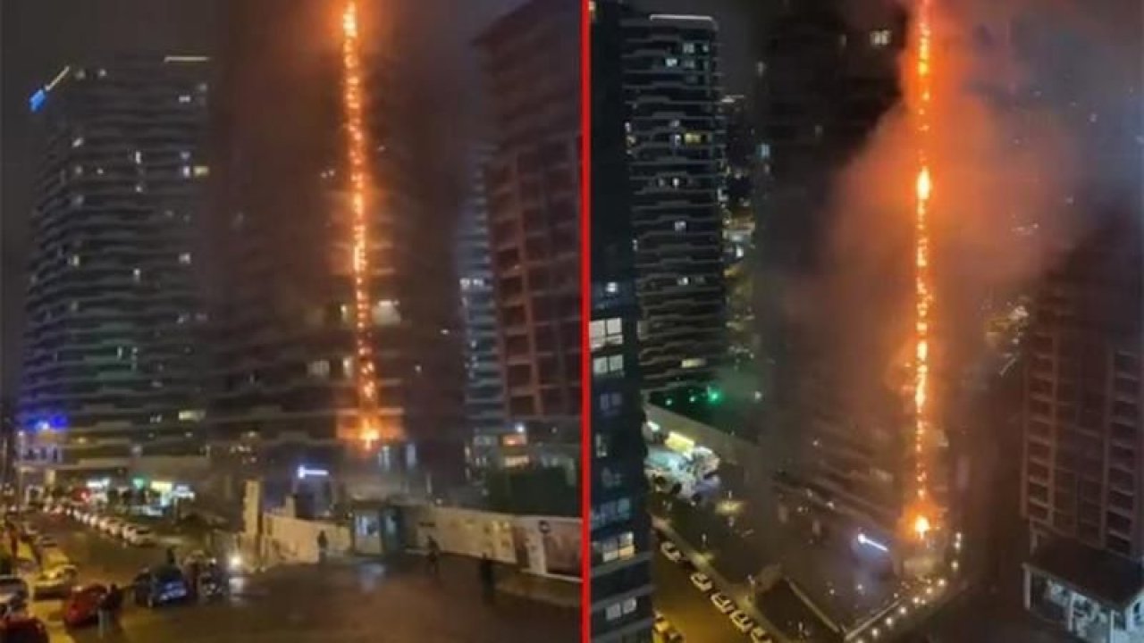 Kadıköy'de ünlü rezidans alev alev yanıyor! Olay yerine çok sayıda itfaiye sevk edildi