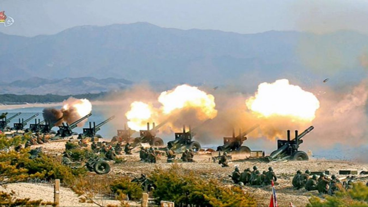 Kuzey Kore'den Güney Kore ile aralarındaki "tampon bölgeye" top atışı