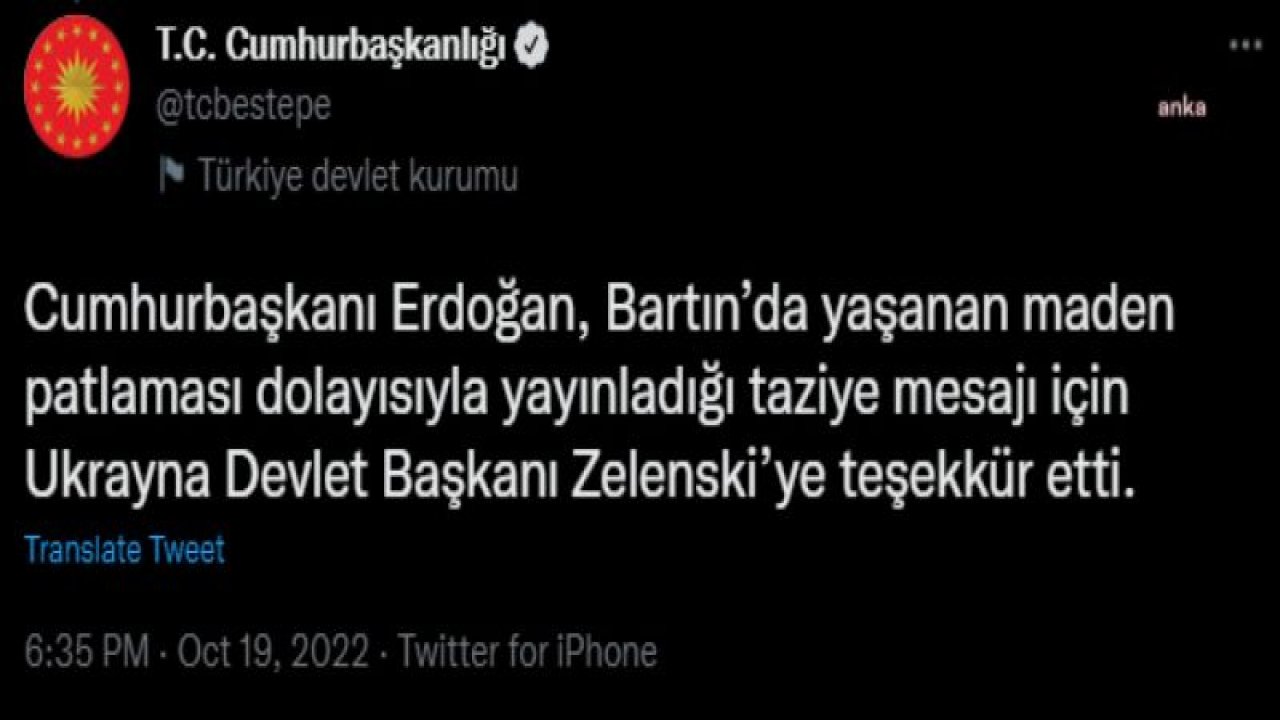 CUMHURBAŞKANI ERDOĞAN, UKRAYNA DEVLET BAŞKANI ZELENSKİ İLE GÖRÜŞTÜ