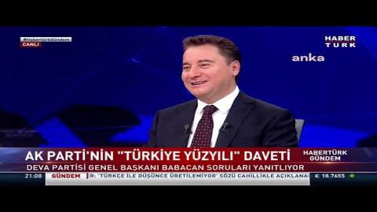 BABACAN’DAN TTB BAŞKANI FİNCANCI AÇIKLAMASI: CUMHURBAŞKANINDAN YA DA KÜÇÜK ORTAĞINDAN SİNYAL BEKLEMEDEN YARGININ HAREKETE GEÇMESİ LAZIM. NİYE O KONUŞMALARDAN SONRA BU ADIM ATILDI? BU SİYASİDİR HUKUKİ DEĞİL