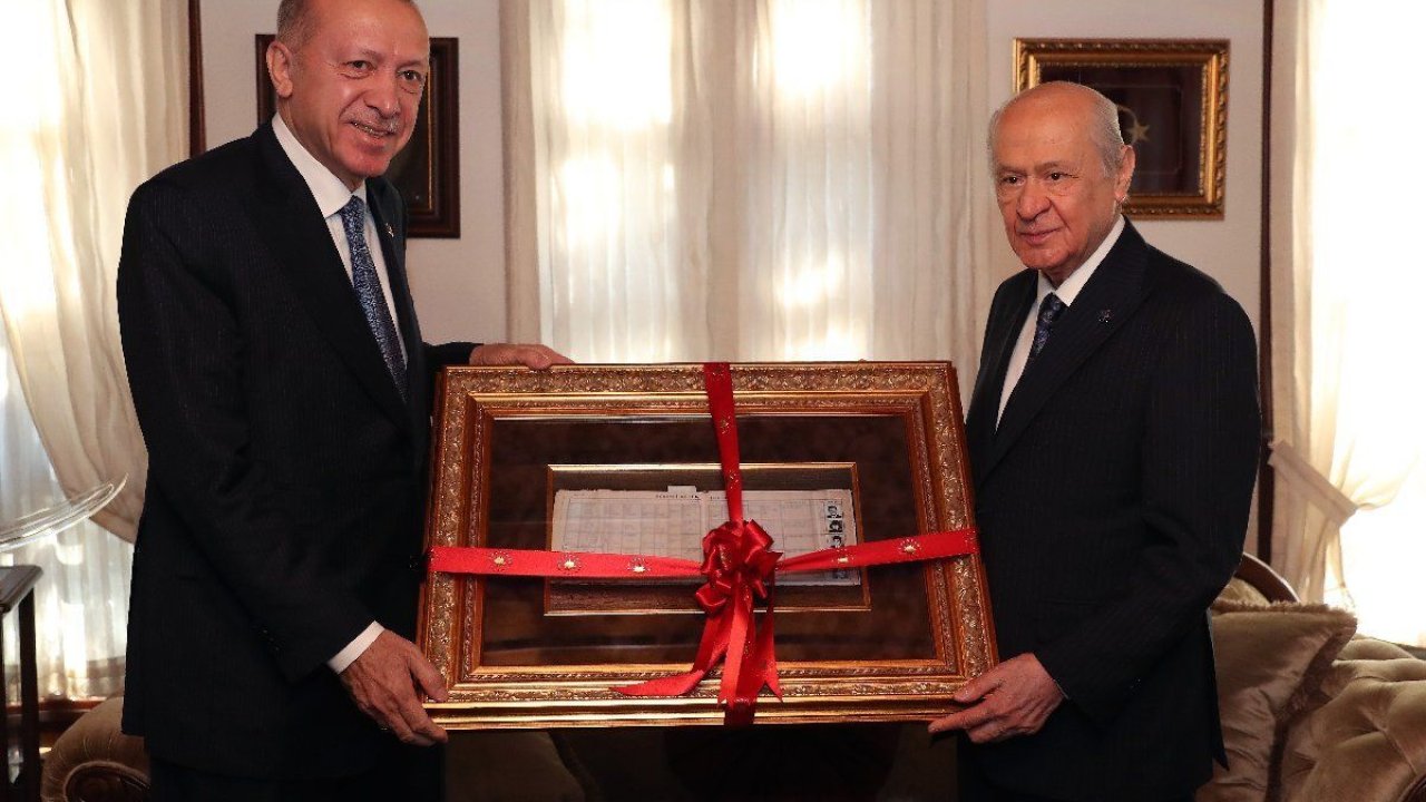 Erdoğan'dan Bahçeli'ye doğum günü hediyesi