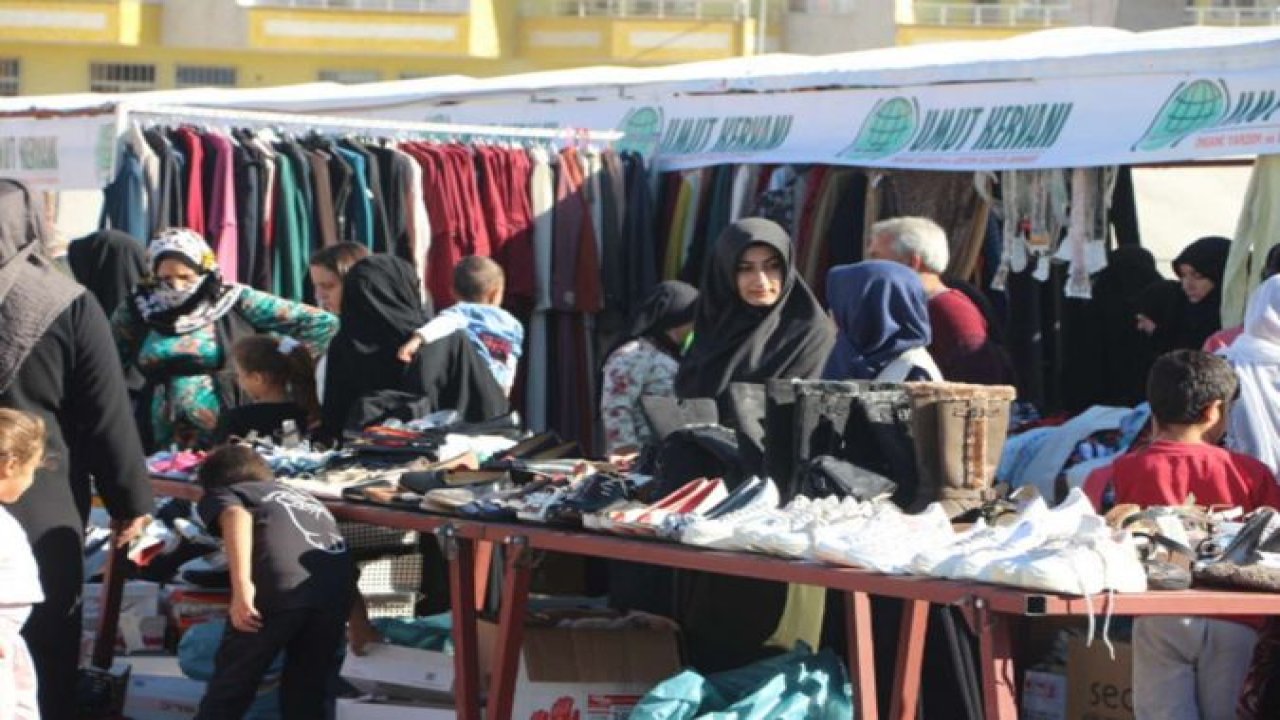 Kızıltepe Umut Kervanın yetim ve muhtaçlar yararına kermes düzenledi