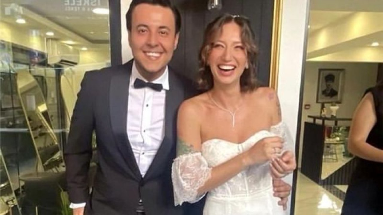 Güldür Güldür Show oyuncusu Burak Topaloğlu'nun en mutlu günü! Ezgi Tanır ile evlendi