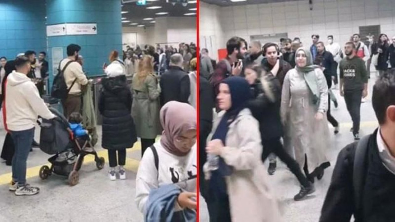 Marmaray İstasyonu'nda panik anlar! "Peronları acil terk edin" anonsu ortalığı karıştırdı!