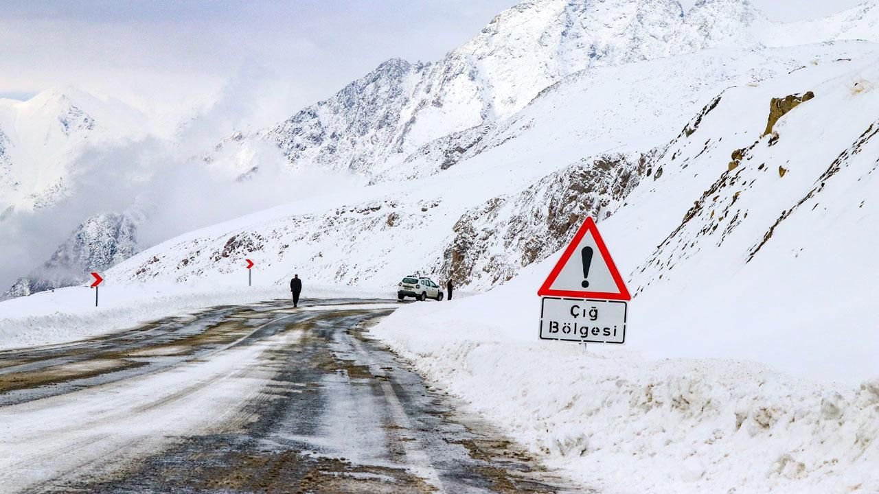 Meteoroloji'den 4 ile 'Çığ' uyarısı geldi!