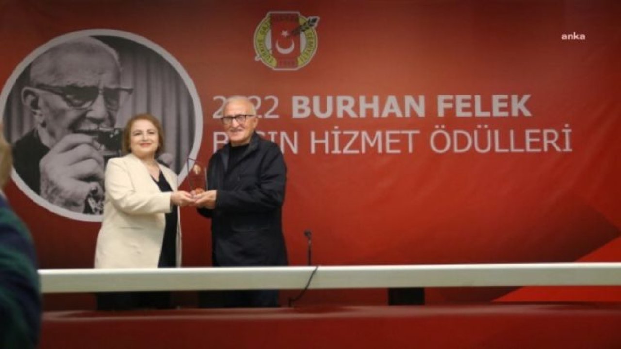 TGC 2022 BURHAN FELEK BASIN HİZMET ÖDÜLLERİ SAHİPLERİNİ BULDU