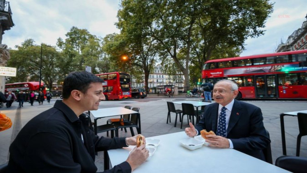 KILIÇDAROĞLU RANDEVU VERDİ: "HAMBURGERİMİZİ YEDİK, SAAT 22.00'DE GÖRÜŞMEK ÜZERE"