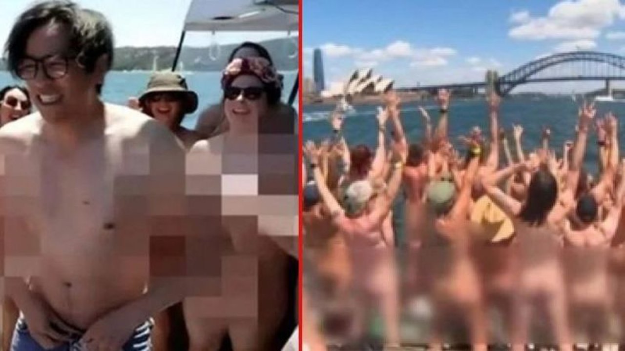 Avustralya'da çırılçıplak şehir turu yapan grup sosyal medyayı salladı!